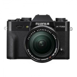 Cámara Fujifilm X-T20 Negra + Lente XF18-55mm