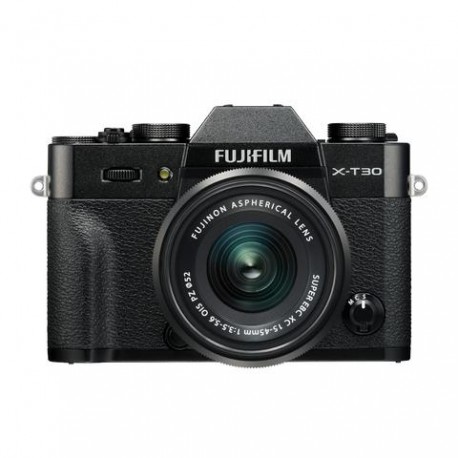 Cámara Fujifilm X-T30 Negra + XC15-45mm